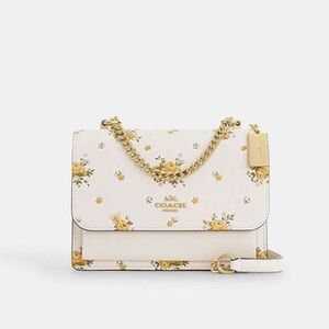 NWT Coach Klare Crossbody Bag With Spring Blossom Print CAL39